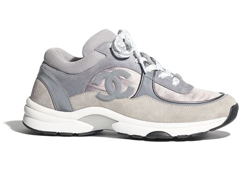 grey chanel shoes|Chanel sneakers cost.